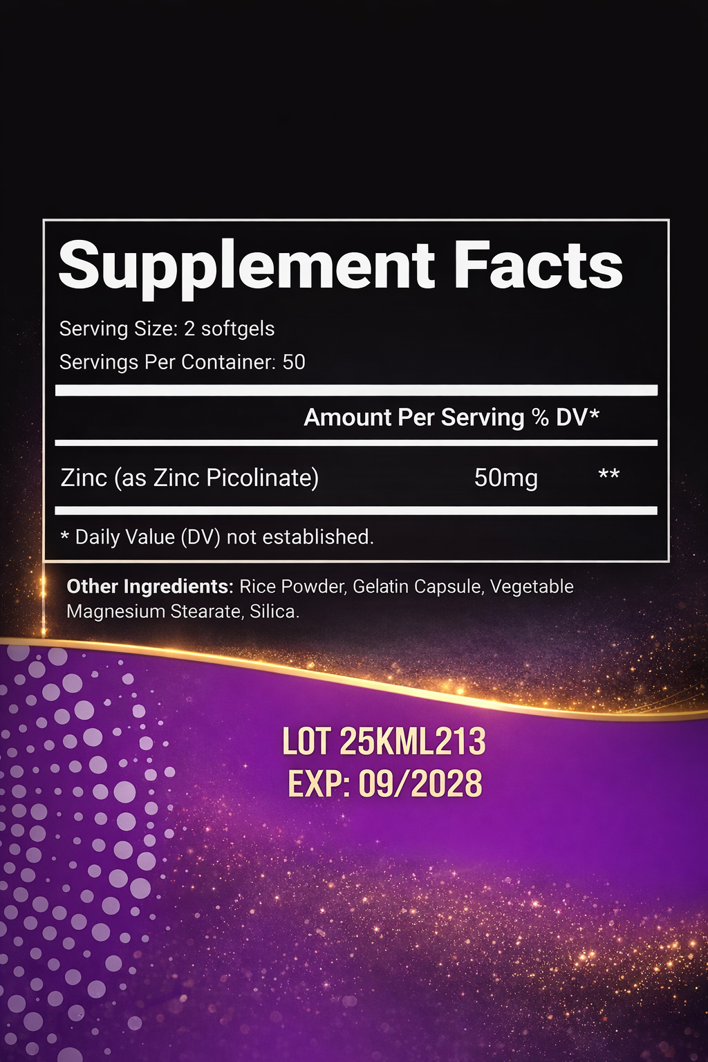 Zinc Picolinato 50 mg – Refuerzo Inmune y Recuperación